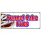 Signmission FUNNEL CAKE FRIES BANNER SIGN hot warm crisp delicious sweet food B-96 Funnels Cake Fries - alternate 1